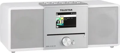 Produktbild von Telestar Telestar DIRA S 32i CD (weiß) Radio/CD-Player DAB+, VHF (FM), Internet DLNA, WiFi, USB, CD, Bluetooth, Internetradio In