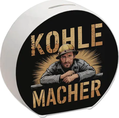 Produktbild von Kohlearbeiter - Kohlemacher Spardose für Nostalgie-Fans