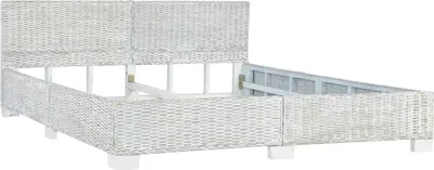 Obrázok produktu pre vidaXL Posteľ Grey Natural Rattan 180x200 cm