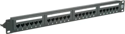 Produktbild von VALUE Cat.6A 19-Zoll-Patchpanel, 24 P, ungeschirmt, schwarz