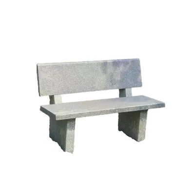 Produktbild von Gartenbank mit Lehne aus Granit Neu Frostfest Witterungsbeständig für den Außenbereich Gartenmöbel Bank Bänke Naturprodukt NH-135887547