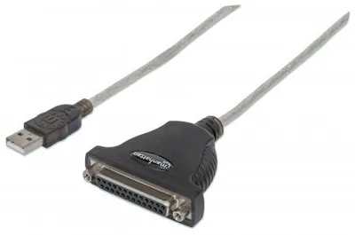 Immagine prodotto di Manhattan 336581 Manhattan Konverter USB A -> DB25 parallel retail