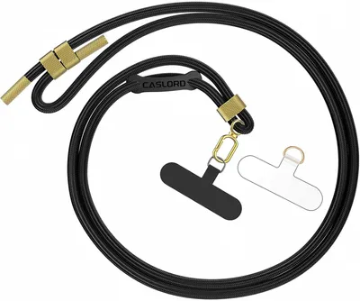 Produktbild von Handyanhänger caslord Handyband, Universal-Handykette mit 2 Stück Universal-Patches, kombinierbar, verstellbar und abnehmbar, mit Metallschnalle und H