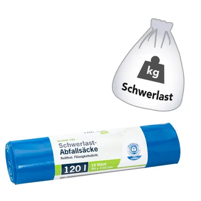 Obrázek produktu pro TRILine® 2026093 15x Schwerlastsäcke 120,0 l