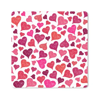 Produktbild von MuchoWow® Mauspad Mousepad Valentinsgeschenk für ihn - Liebe - Herz 20x20 cm - Mousepads - Maus Mat - Pad - Mausunterlage - Desk Mat - Bureauartikeln