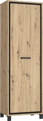 Produktbild von Furniture24 Dielenschrank Trondheim Tdhs811 Eiche Artisan Kleiderschrank Flurschrank Schrank