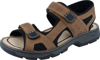 Produktbild von RIEKER Herren Trekking Sandale braun Textil - Größe: 45