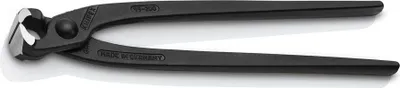Productafbeelding van KNIPEX kniptang, lengte 200 mm, gepolijst, conform DIN/ISO9242, met zwarte handgrepen