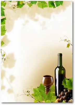 Produktbild von Motiv Briefpapier (Wein-5004, A4, 100 Blatt). Einseitig bedrucktes Briefpapier, beschreibbar, für alle Drucker/Kopierer geeignet