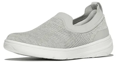 Produktbild von FitFlop Super-Q Knit Slip-Ons SILBER 37