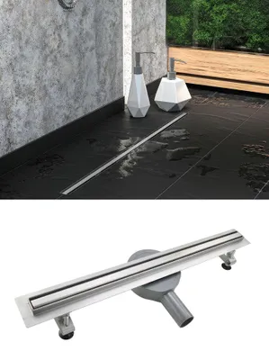 Immagine prodotto di Canale doccia, scarico a pavimento 80 cm Slim