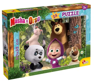 Produktbild von Lisciani - MASHA PUZZLE - Puzzle ab 3 Jahren - 24 Teile – Lustiges Lernspiel für