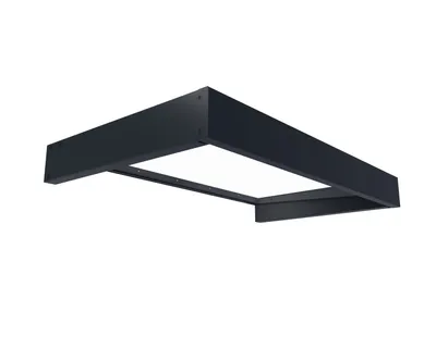 Obrázek produktu pro Obdélníková stříška PALRAM-Canopia Sophia čirá 1600x950x170 mm hliníková prášková barva šedá RAL 7016