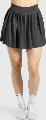 Produktbild von SMILODOX SoftFeel Tennisrock Damen Cindra – High Waist mit Falten-Design