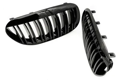 Produktbild von ESEN SKV 66SKV205 Kühlergrill Frontgrill für BMW 6 Coupe (E63) Schwarz Glänzend