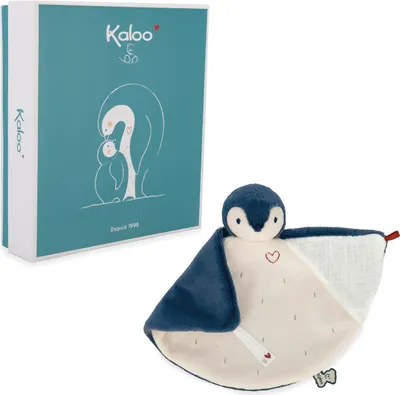Obrázek produktu pro Kaloo mazlící látka tučňák modrá - Complices baby mazlící látka