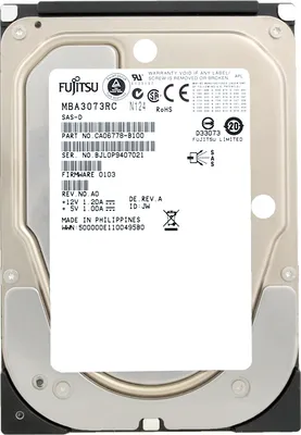 Obrázok produktu pre Fujitsu MBA3073RC, 73 GB, 15000 ot/min, 16 MB, 3.5", SAS