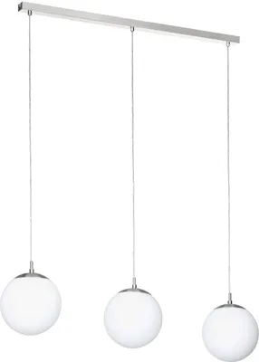 Obrázek produktu pro EGLO 900395, 3 žárovek, E27, IP20, Nikl, Bílá