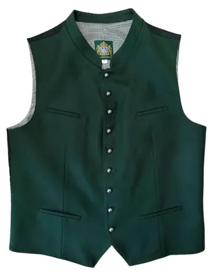 Hammerschmidt Trachten-Weste "Max" (Loden) in grün