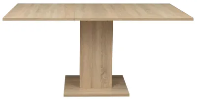 Produktbild von FURNARO Esstisch Tap Esszimmertisch Tisch ausziehbar B/H/T: 120-160x76x80 cm, Farbe:Eiche sägerau