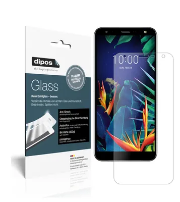 Produktbild von 2x Schutzfolie für LG K40S matt - Anti-Shock 9H Folie dipos Glass Kunststoffglas