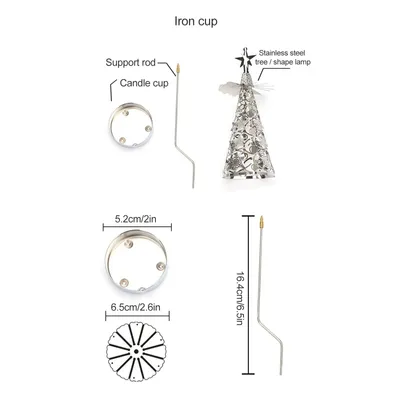 Zdjęcie produktu dla Świąteczna świeca do aromaterapii Hot Tree Obrotowy świecznik Walking Light