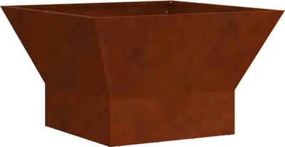 Obrázok produktu pre vidaXL Ohnisko hnedé 60 x 60 x 35 cm Odolné voči poveternostným vplyvom oceľ