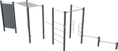 Produktbild von Kompan Outdoor-Fitness-Station "Pro 3"
