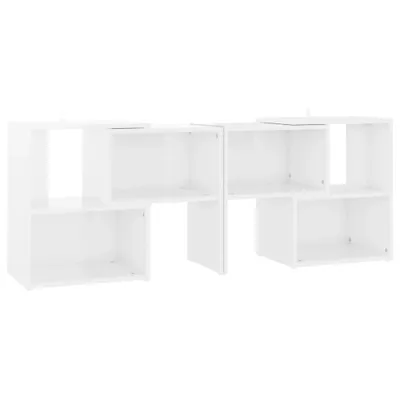 Produktbild von vidaXL TV-Schrank Hochglanz-Weiß 104x30x52cm Holzwerkstoff
