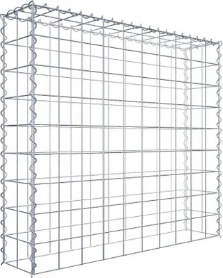 Produktbild von Anbaugabione Typ 3 100 cm x 90 cm x 20 cm (L x H x T), Maschenweite 10 cm x 10 cm, Spirale