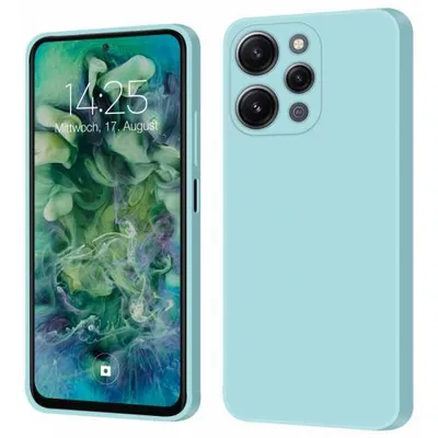 Produktbild von Liquid Silikon Hülle für Xiaomi - Farbe: Hellblau - Modellkompatibilität: Für Xiaomi Redmi 12