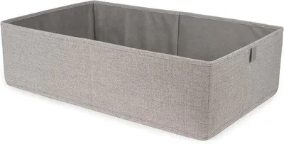 Obrázek produktu pro Velký úložný kufr – šedý – 56 x 36 x 16,5 cm – měkké a odolné úložné řešení