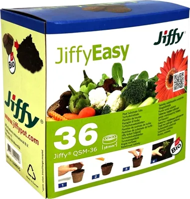 Produktbild von Jiffy Tabs 38mm Substrat 36 Stück für Anzucht & Stecklinge Grow