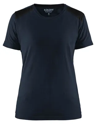 Produktbild von Blakläder® Damen T-Shirt 3479 1042 in div. Farben, Farbe:schwarz/gelb, Größe:S