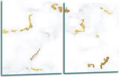 Produktbild von Herdabdeckplatten 2x40x52 Glaskeramikkochfeld 2-Teilig Glas Spritzschutz Marmor