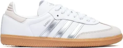 Produktbild von Adidas Samba OG Damen Sneaker mit Obermaterial aus echtem Naturleder, Farbe Weiß