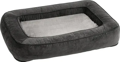 Produktbild von Dehner Lieblinge Orthopädisches Hunde- und Katzenbett, eckig, 70 x 100 x 17 cm, Polyester, schwarz