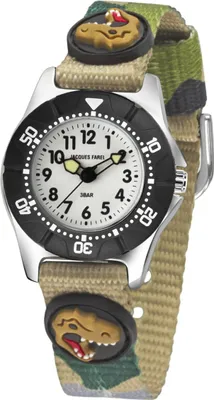 Produktbild von Jacques Farel KWD4111 Dinosaurier T-Rex Uhr Junge Kinderuh grün