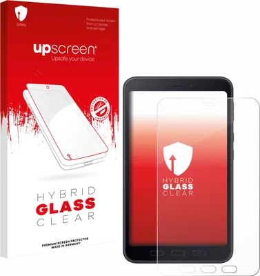 Produktbild von upscreen Schutzglas für Samsung galaxy Tab Active 5 5G Enterprise Edition Schutzfolie Panzer Folie Glas Display Schutz klar