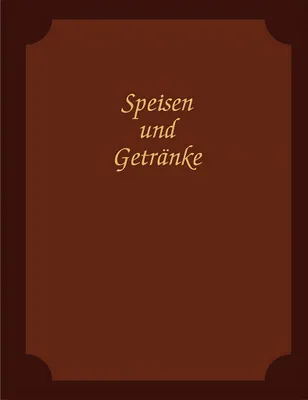 Produktbild von Adina Speisekarte Menümappe A4 dunkelbraun / braun