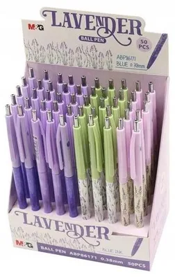 Produktbild von M&G Kugelschreiber Lavender Blau 0,5mm Dünn