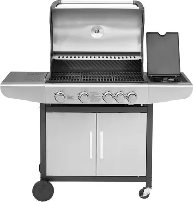 Produktbild von Justus BBQ Gasgrill "Ares 4 SU" silber 4+1 Brenner