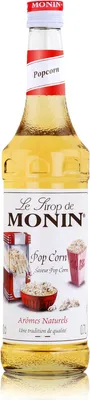 Produktbild von Monin Sirup PopCorn 700ml - Cocktails Milchshakes Kaffeesirup (1er Pack)