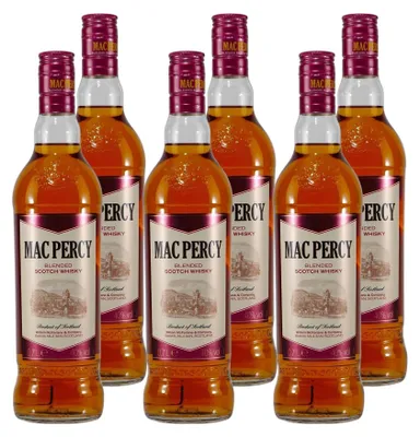 Produktbild von Mac Percy Blended Scotch Whisky (6 x 0,7L)