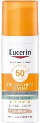 Zdjęcie produktu dla Eucerin - Sun Oil Control Tinted Sun Gel-Cream SPF 50+