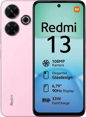 Zdjęcie produktu dla Xiaomi Redmi 13 8+256GB 6.79" NFC Pearl Pink EU  Xiaomi