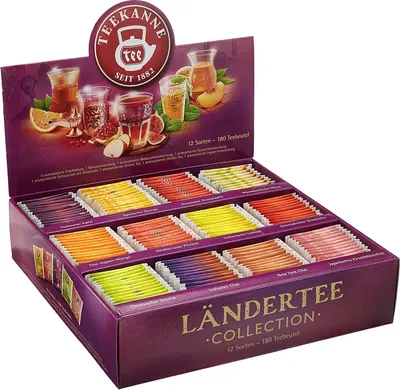 Produktbild von Teekanne - XXL Box Ländertee Collection  180 Beutel