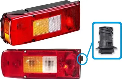 Immagine prodotto di Luce freno posteriore sinistra Volvo FH FM 9/ 12/ 16, FMX, NH, 20425727, 20507622, 21097447, 21652917, con spina | 2001-2012