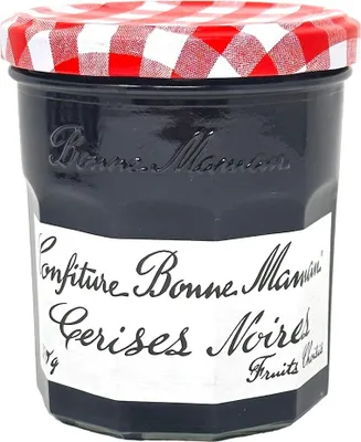 Obrázok produktu pre Francoska marmelada iz črnih češenj: Bonne Maman 370 g