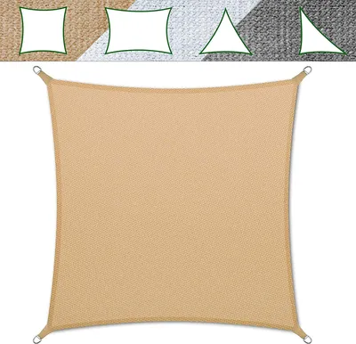 Immagine prodotto di Tenda da sole "Quadra" | colore sabbia | 5x5 metri